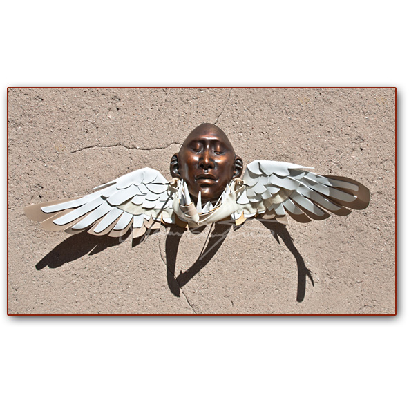 Roxanne Swentzell: Bronze: "Things That Dangle" Show Mask